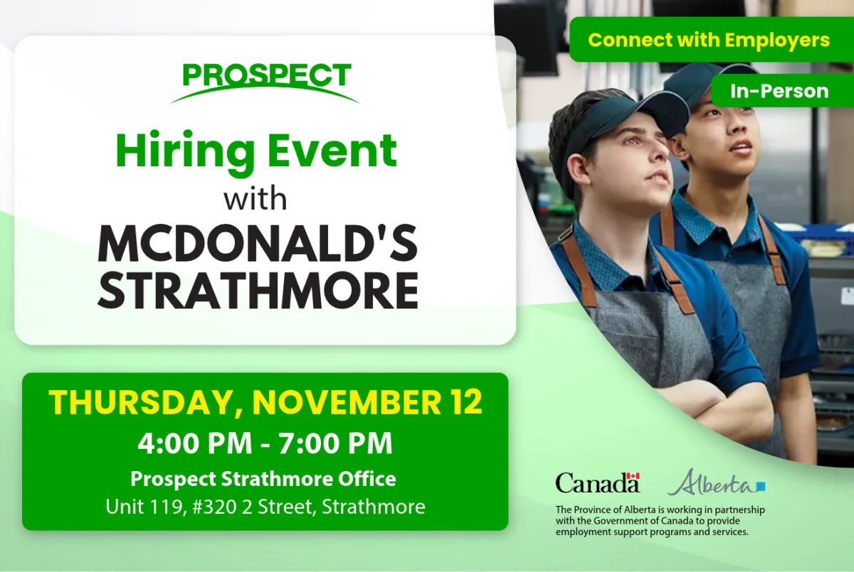 Hiring Event with McDonald's Strathmore