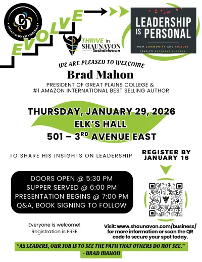 EVOLVE: A New Community-Driven Initiative to Strengthen Skills, Business, and Collaboration in Shaunavon