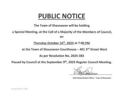 Public Notice - Council Meetings