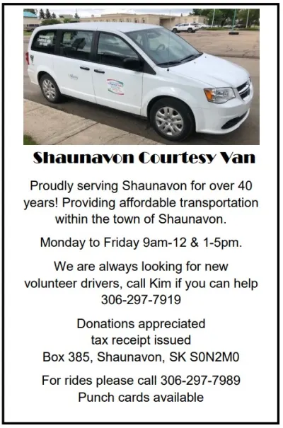 Shaunavon Courtesy Van