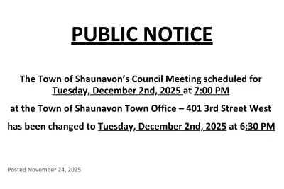 Public Notice - Council Meetings