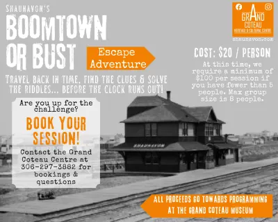 BOOMTOWN OR BUST Escape Adventure