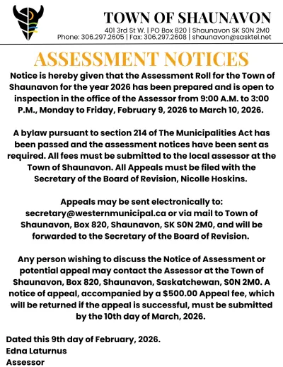 2026 Assessment Notice