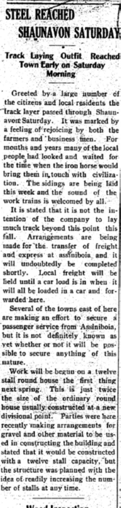 Shaunavon Standard, December 4, 1913