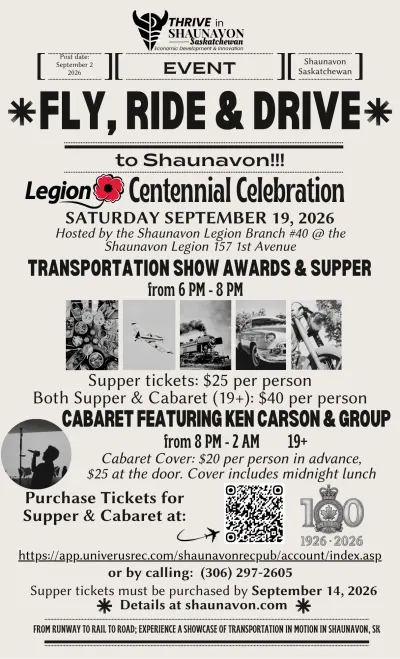Legion Centennial Celebration - Awards, Supper & Cabaret
