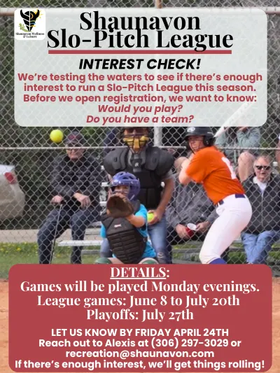 SHAUNAVON SLO-PITCH LEAGUE