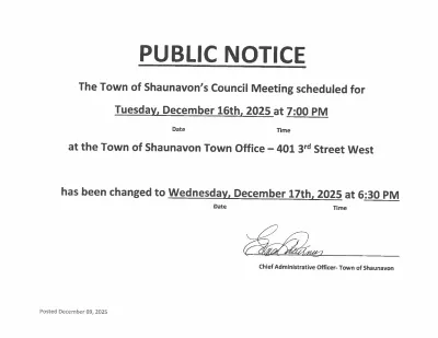 Public Notice - Council Meetings