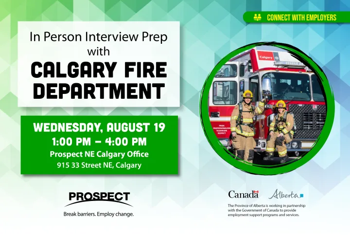 Interview Prep with the Calgary Fire Department - Aug 19