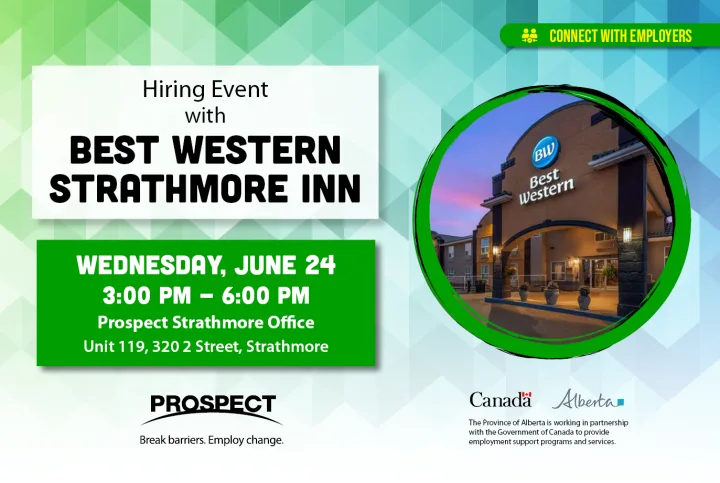 Hiring Event with Health Best Western Strathmore Inn