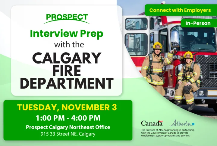 Interview Prep Workshop with Calgary Fire Department