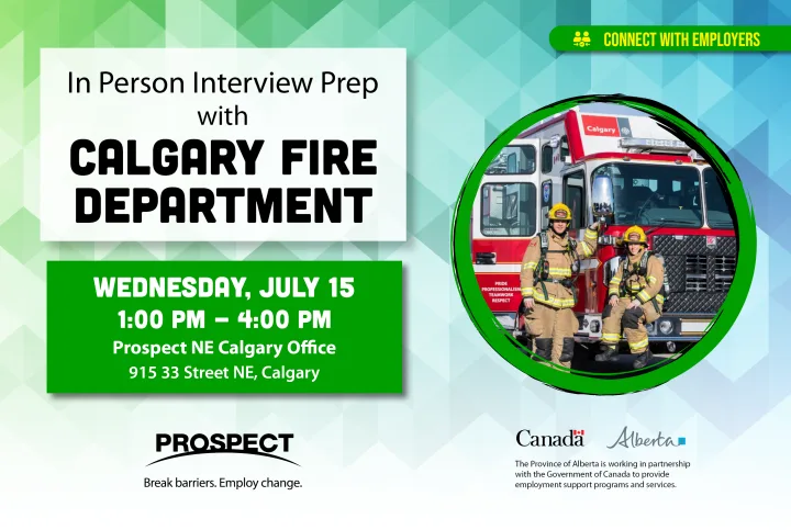 Interview Prep with the Calgary Fire Department - July 15