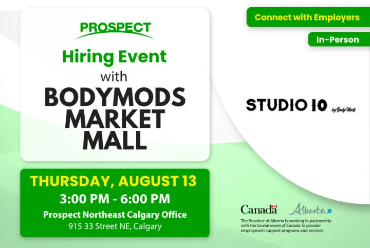 Hiring Event with BodyMods Market Mall