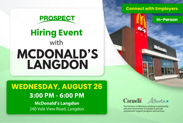 Hiring Event with McDonald’s Langdon
