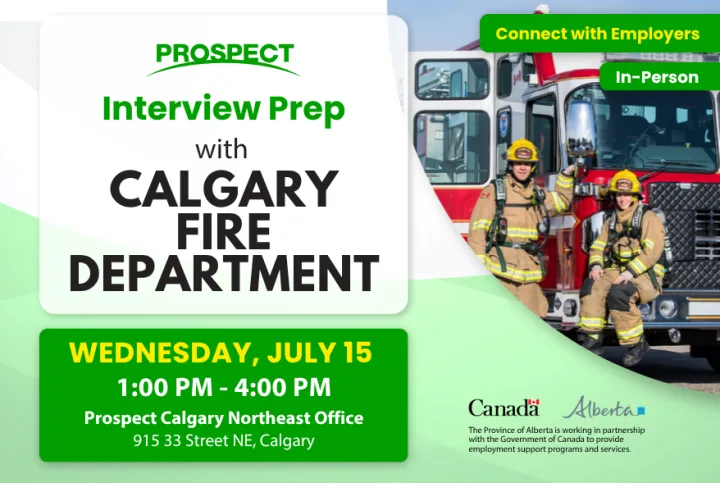Interview Prep with the Calgary Fire Department - July 15