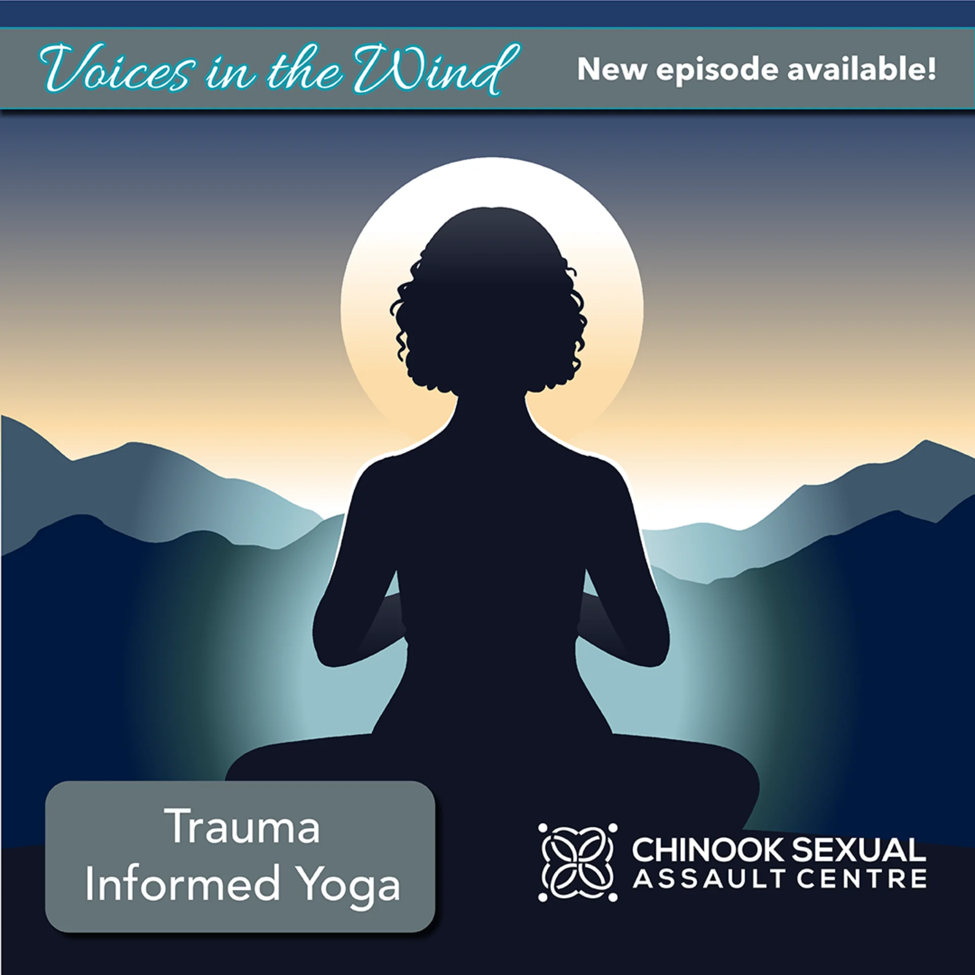Trauma Informed Yoga - Voices in the Wind November episode Banner Image