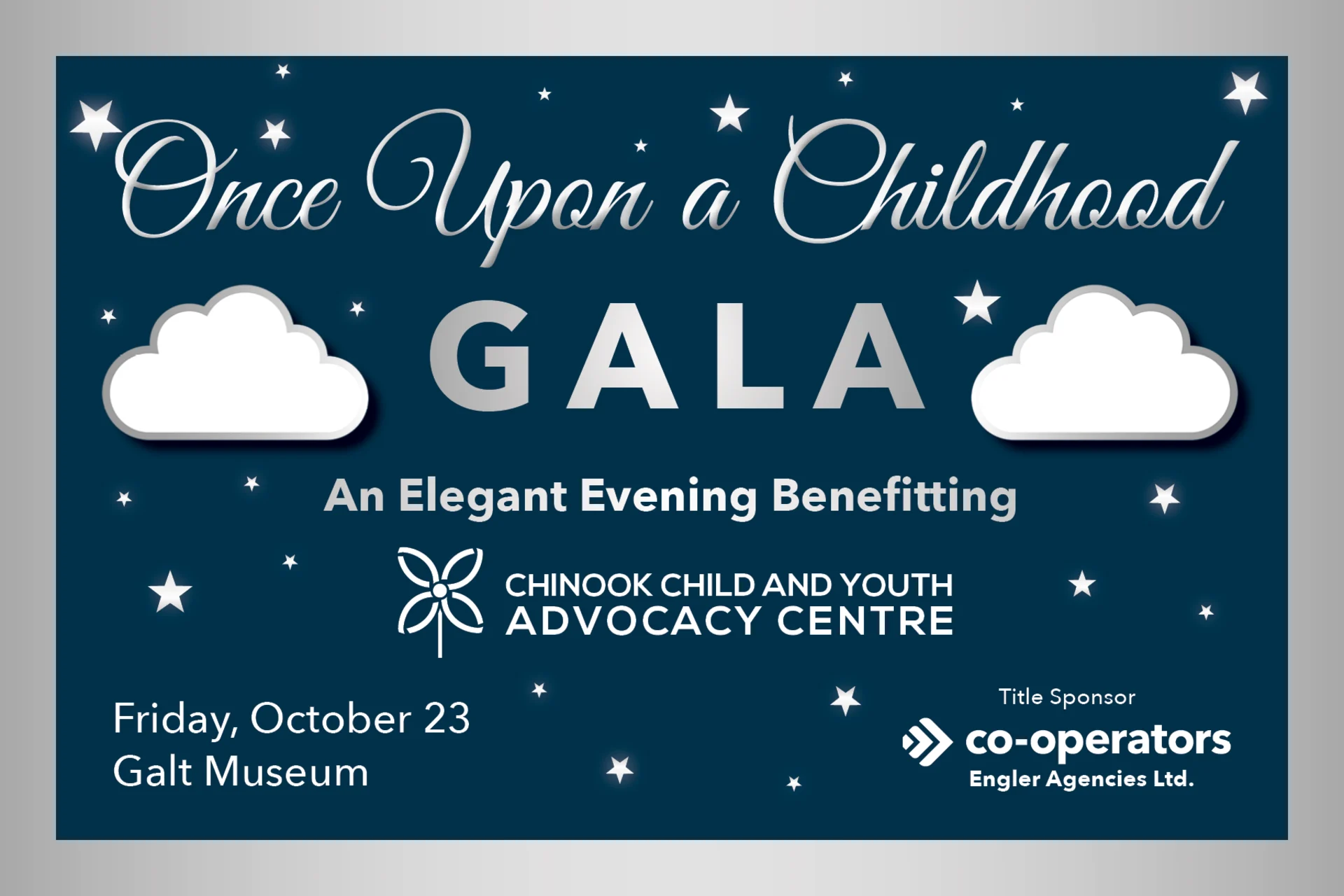 Announcing the Once Upon A Childhood Gala Banner Image
