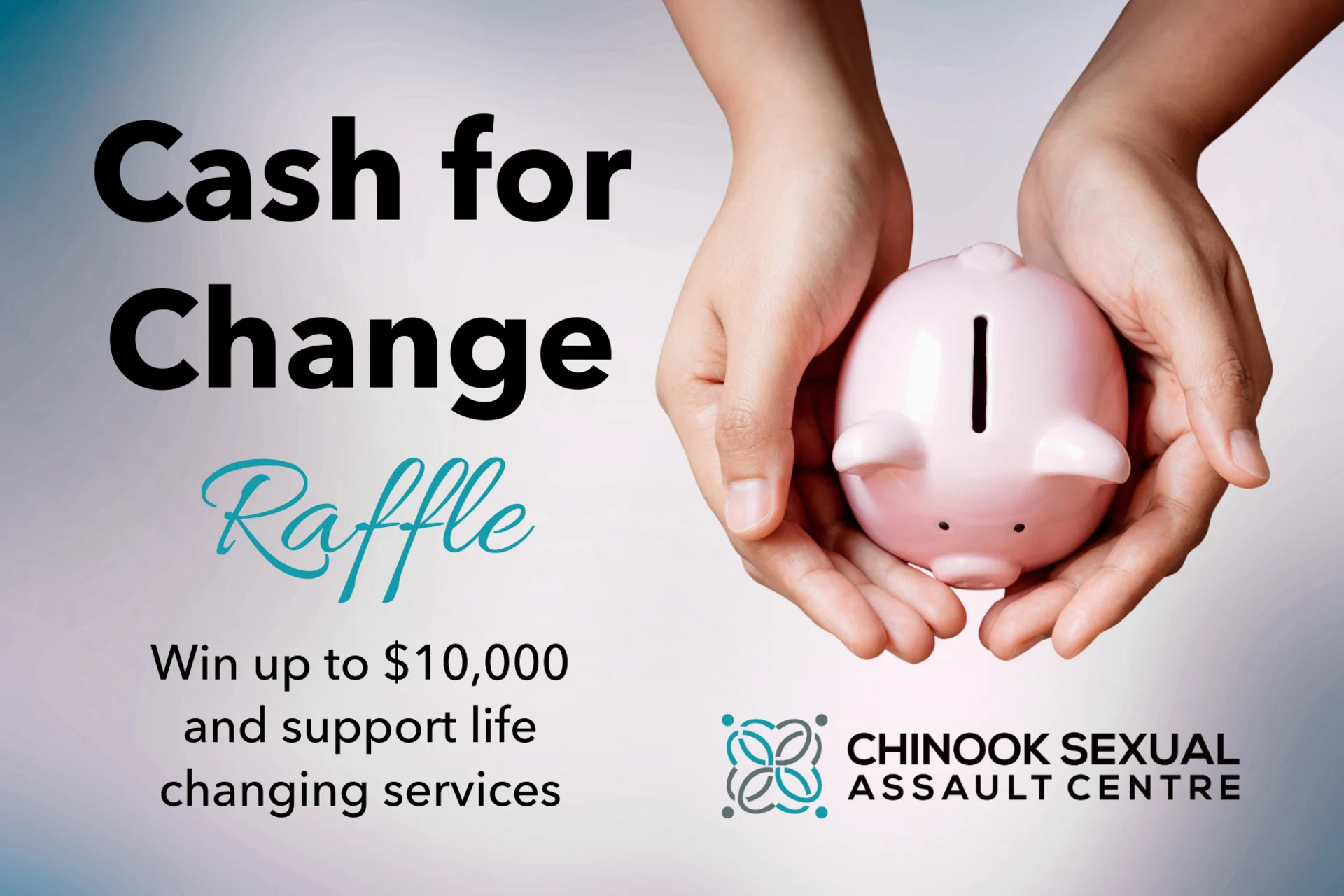 Cash for Change Raffle Banner Image