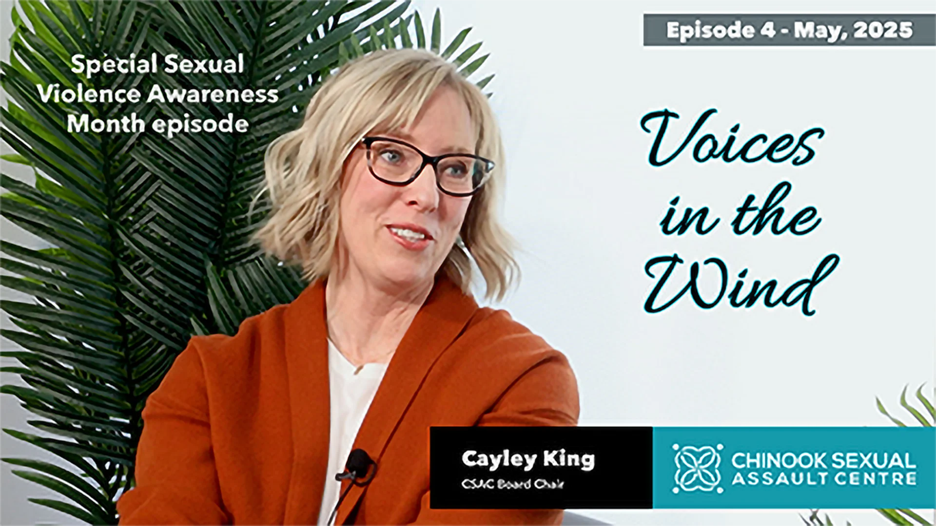 Special Sexual Violence Awareness Month podcast Banner Image