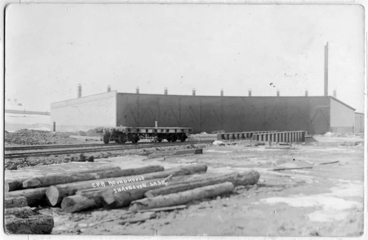 C.P.R. Roundhouse in Shaunavon