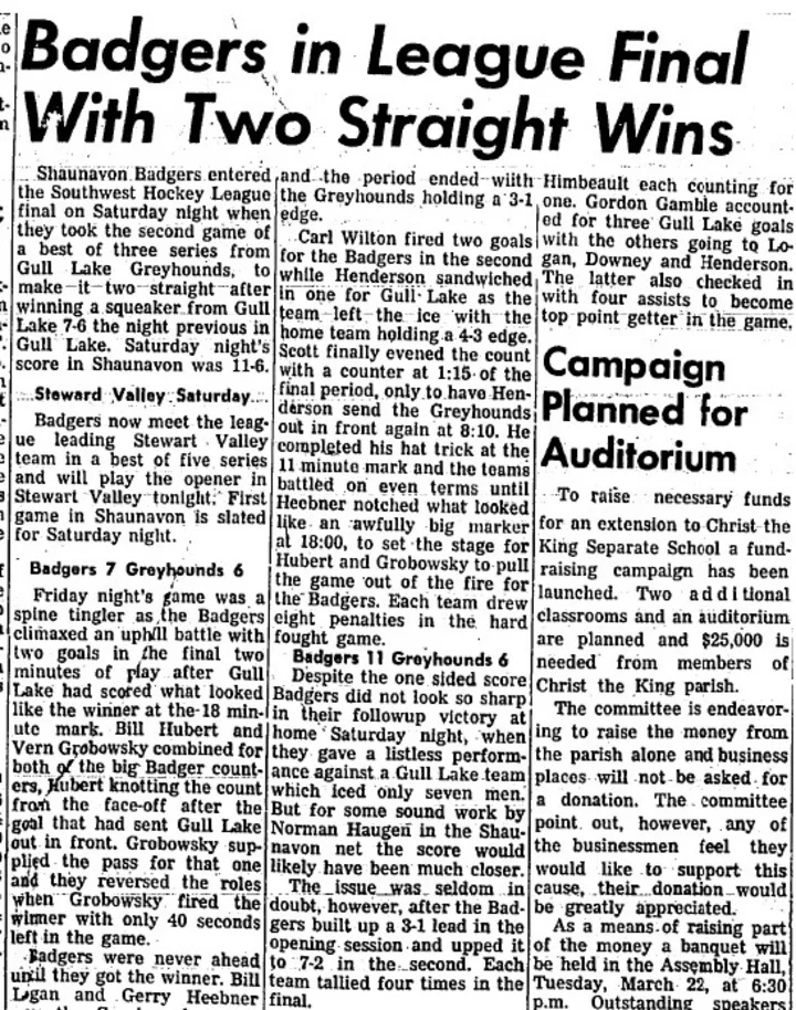 1960/03/09 Shaunavon Standard Newspaper
