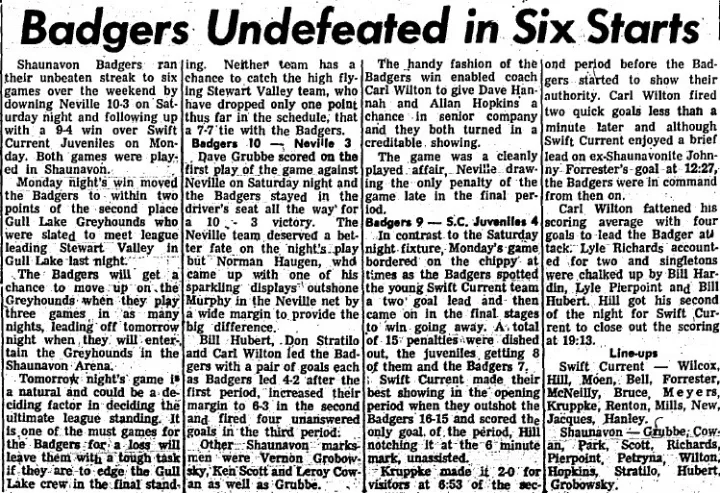 1961/01/25 Shaunavon Standard Newspaper
