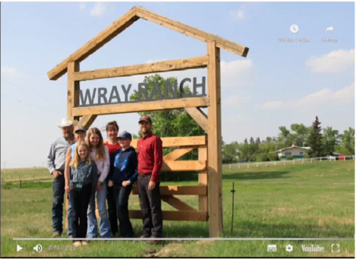 Doug and Linda Wray from the Wray Family Ranch