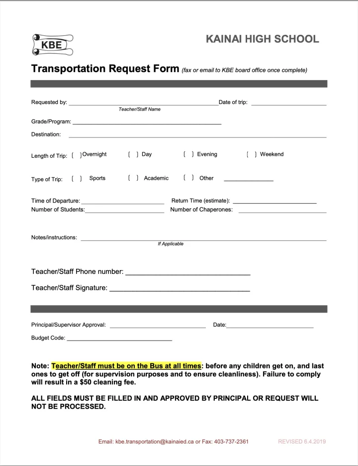 Tr Form Khs