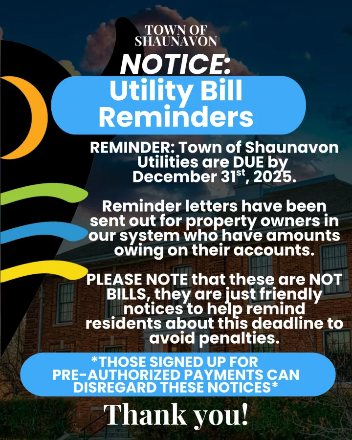 Updated Quarterly Utilities Reminders