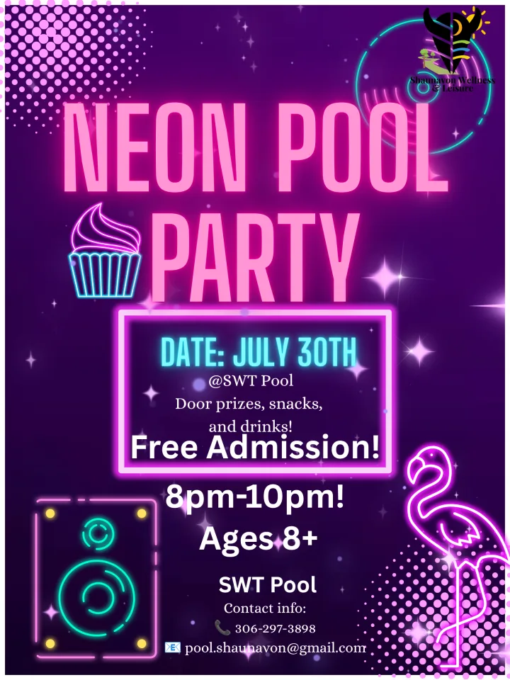 Neon Pool Party