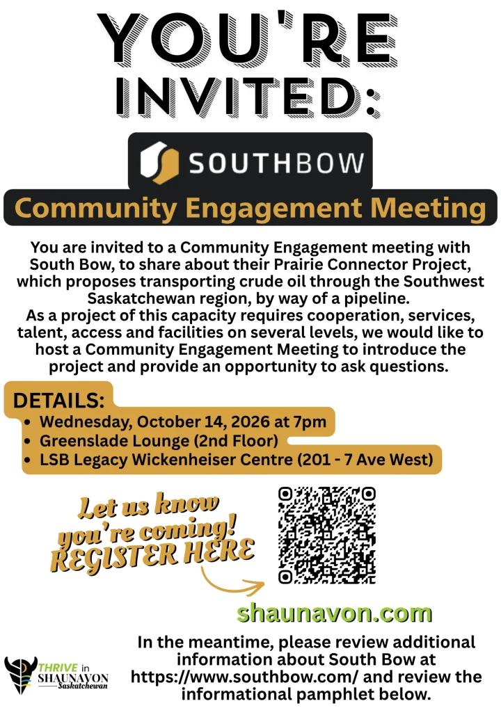 You're Invited: South Bow Community Engagement Meeting