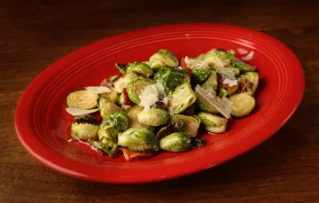 image of CRISPY MAPLE BRUSSELS SPROUTS