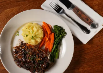 image of STACKED SALISBURY STEAK