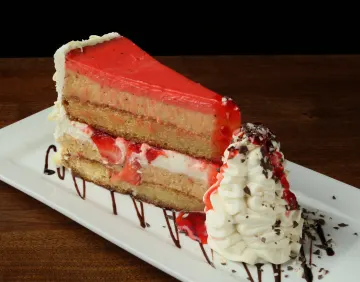image of STRAWBERRY SHORTCAKE CHEESECAKE