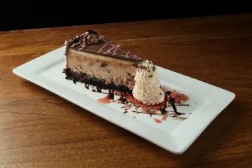 image of CHOCOLATE CHERRY CHEESECAKE