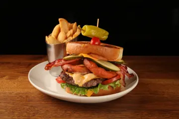 image of GRILLED CHEESE CHEESEBURGER