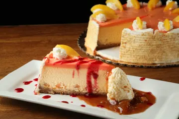 image of PERFECT PEACH CHEESECAKE