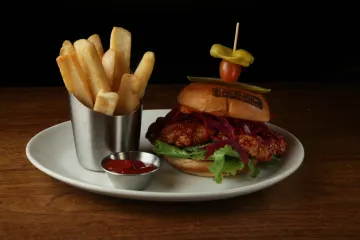 image of KOREAN CHICKEN BURGER