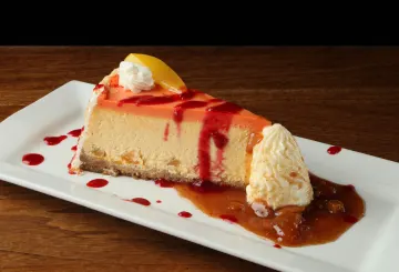 image of PERFECT PEACH CHEESECAKE