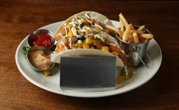 image of MANGO SHRIMP TACOS