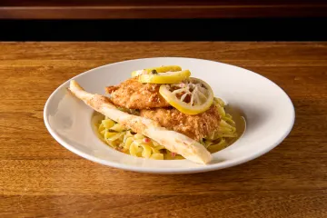 image of LIMONCELLO PARMESAN CHICKEN FETTUCCINE