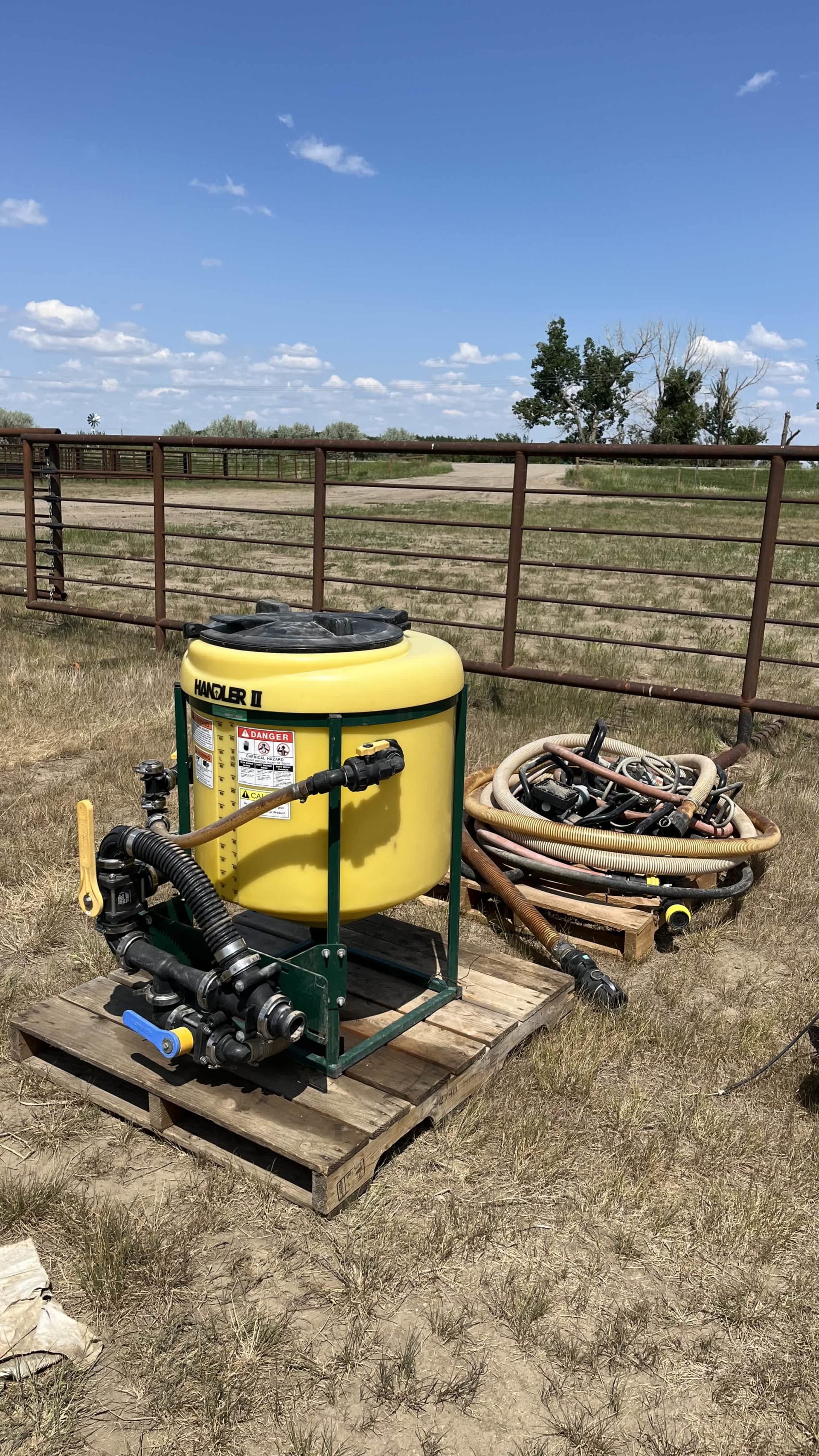 Chemical Handler with Pumping Hoses