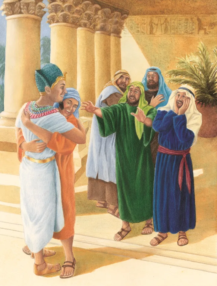 Les frères de joseph arrivent en Egypte