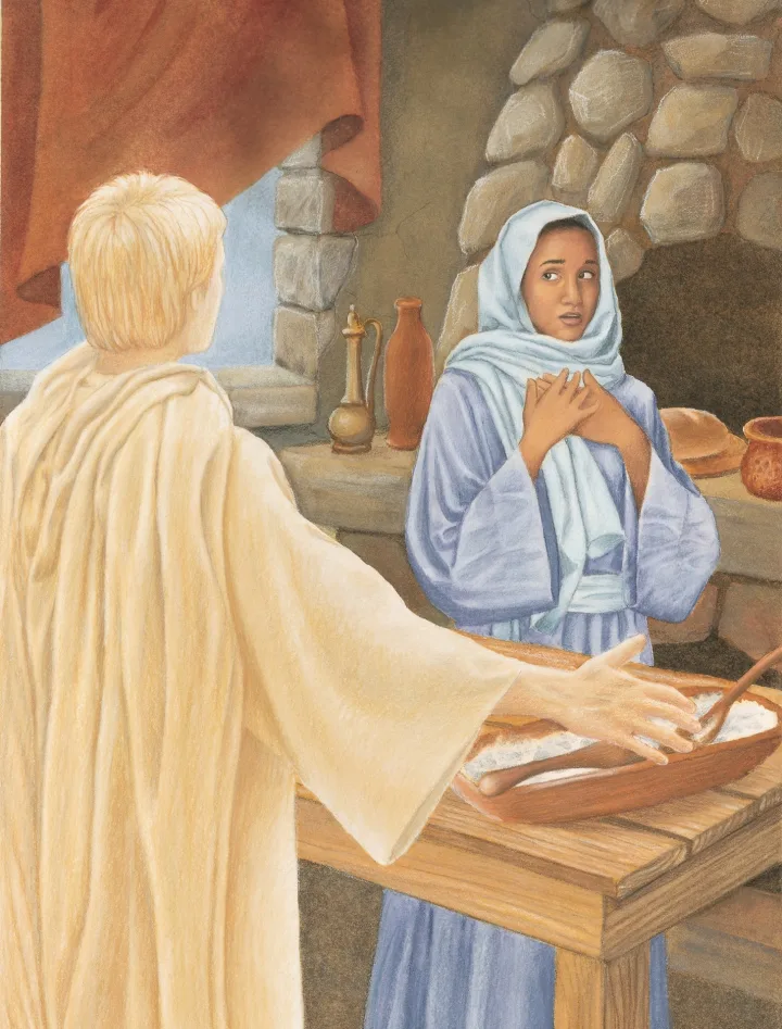 El ángel Gabriel visita a María