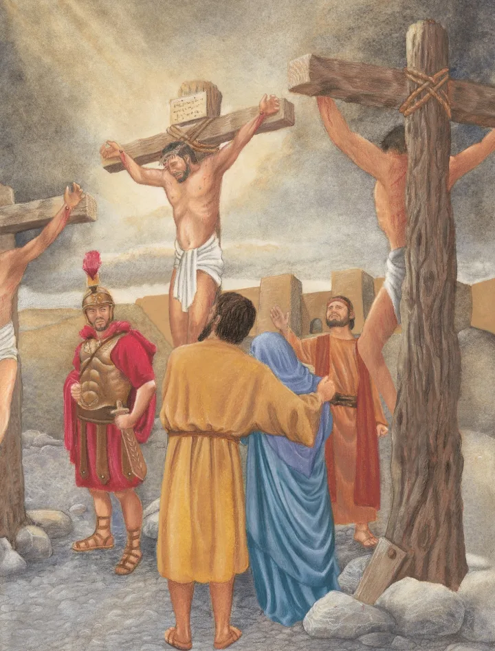 Jésus est crucifié
