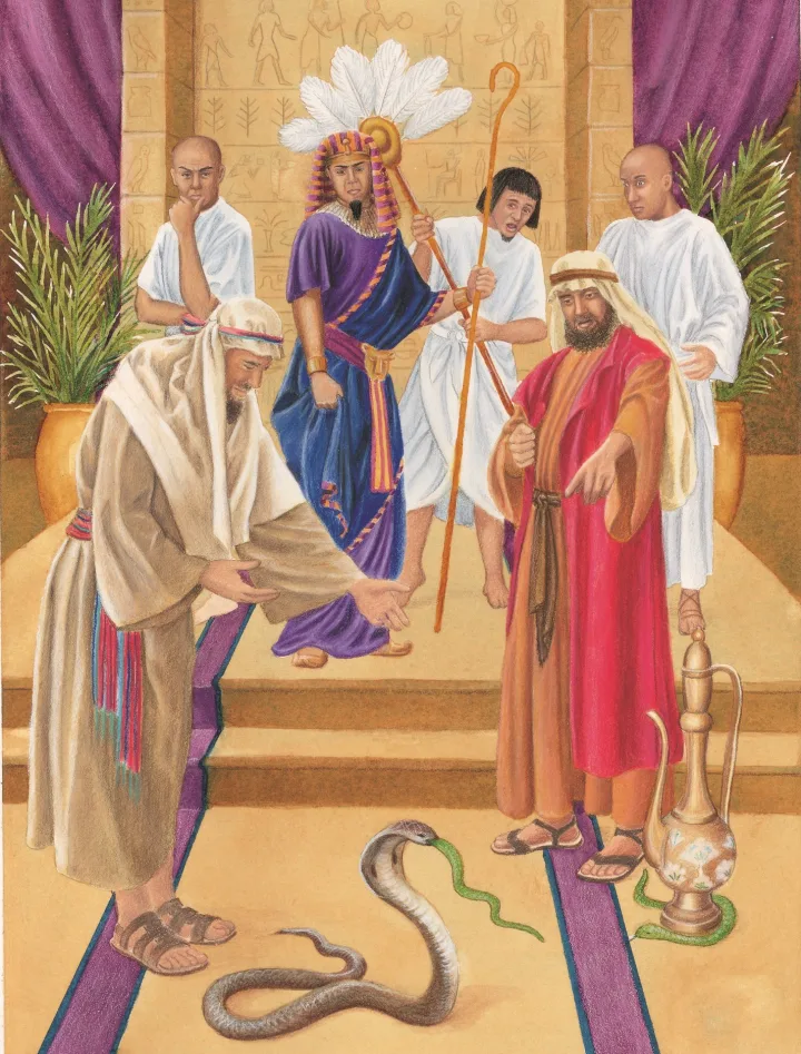 Moses and Aaron Speak to Pharaoh
