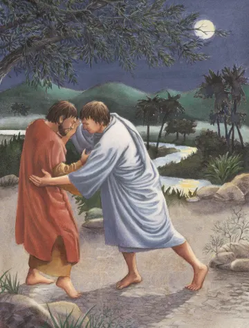 Jacob Deceived, Wrestles with an Angel