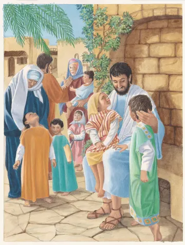 Jésus et les petits enfants