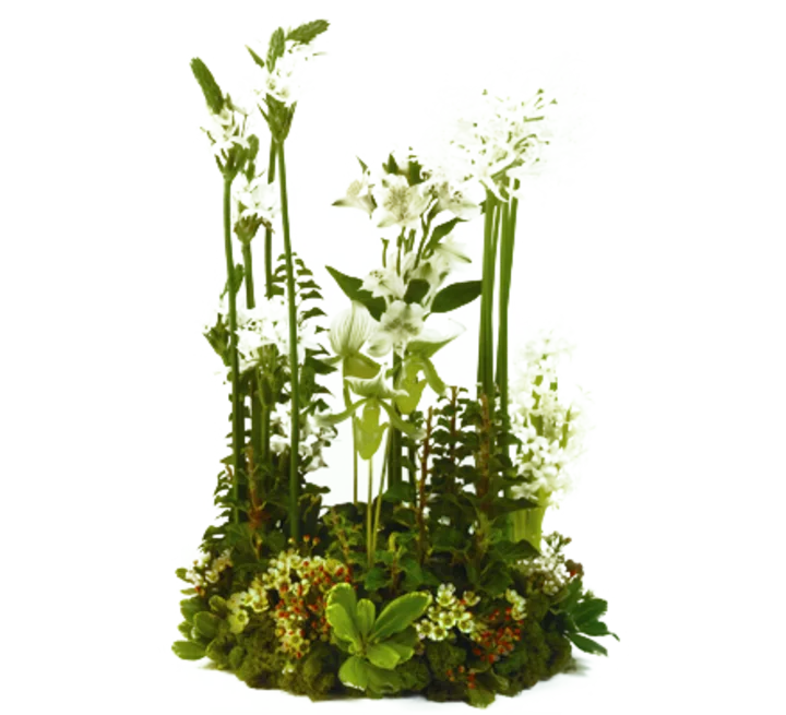 Garden-Style Table Wreath