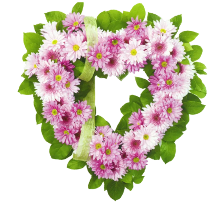 Leaf-Trimmed Heart