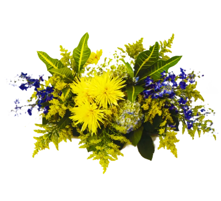 Casket Spray with Chrysanthemums